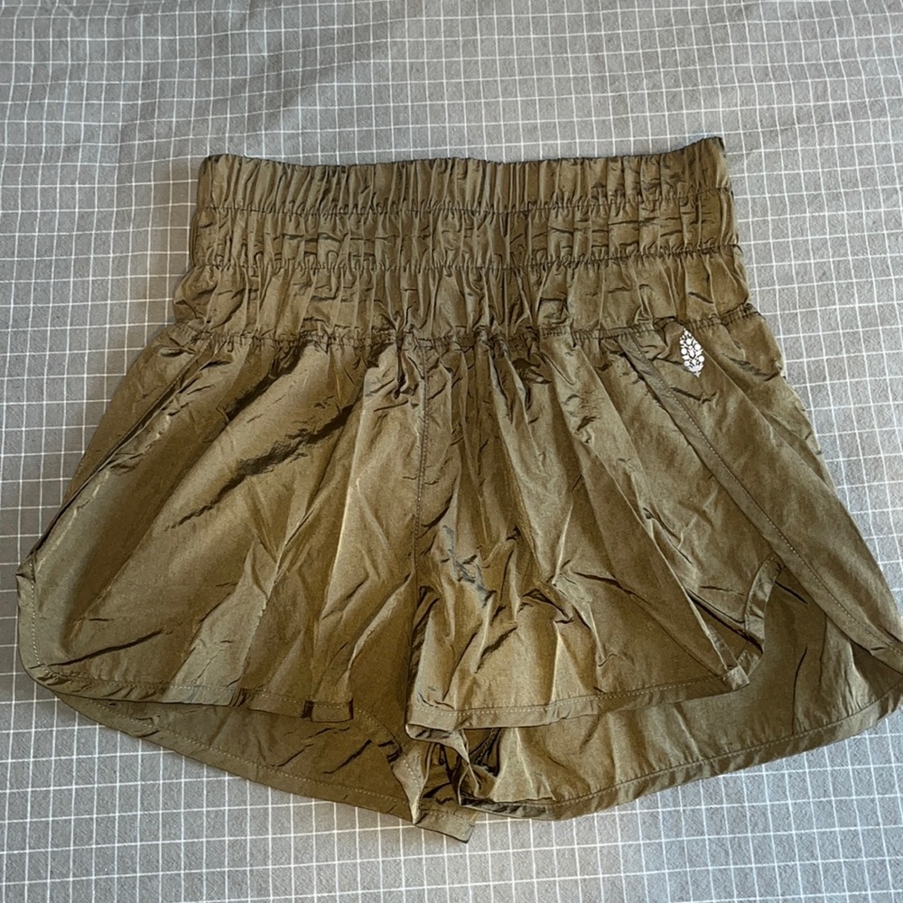 Free people sage dark green short